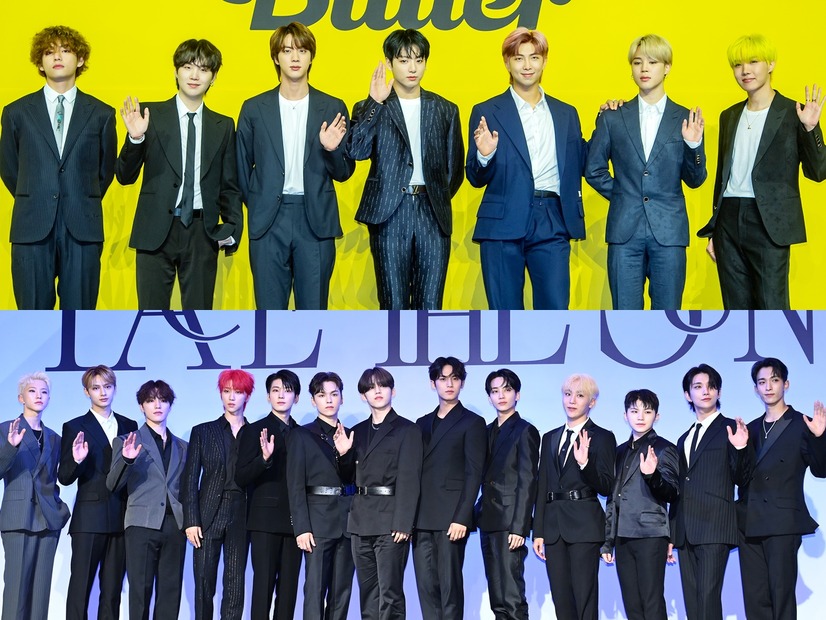 “やはり最強”BTS、K-POP男性アイドルランキングで1位に輝く！SEVENTEEN、BIGBANG、TWSもランクイン