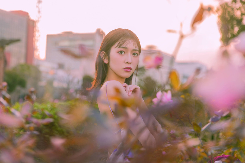 背中開きドレスのカット