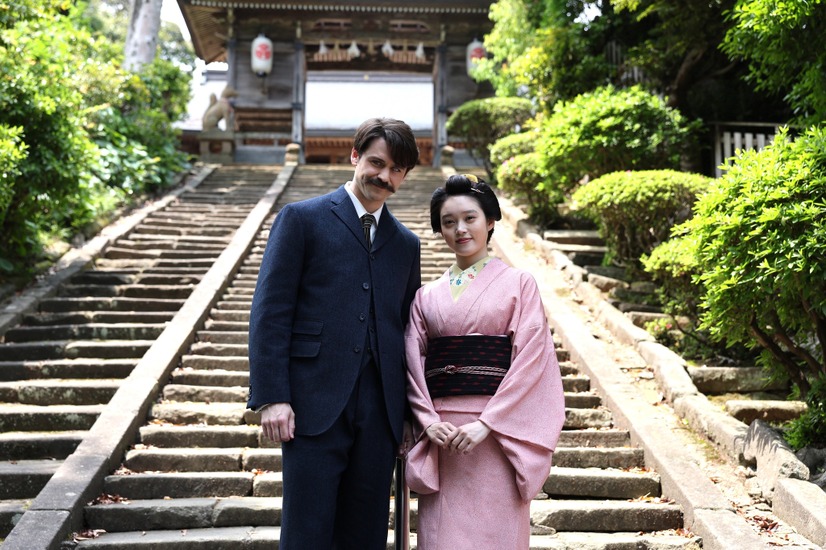 NHK連続テレビ小説『ばけばけ』の松江ロケ報告会　（C）NHK