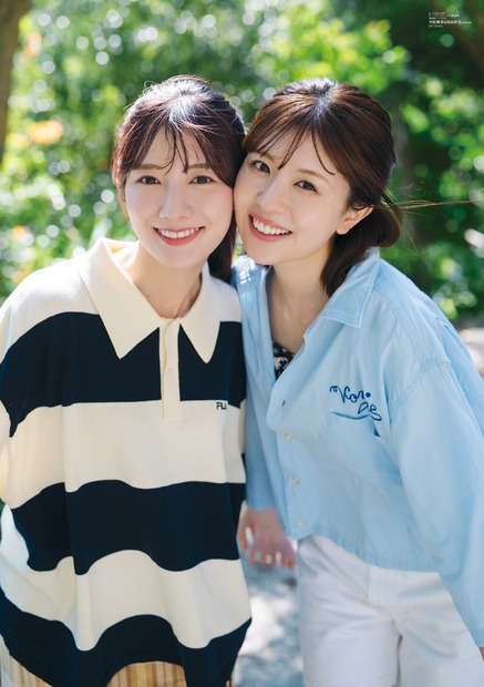 「B.L.T.2025年7月号」ローソンエンタテインメント購入特典ポスター【河田陽菜＆松田好花（日向坂46）】裏