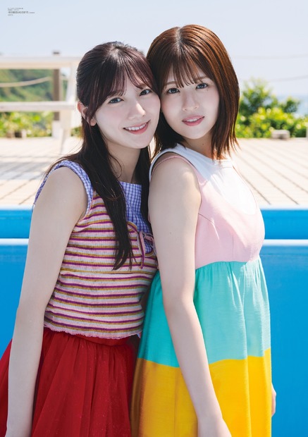 「B.L.T.2025年7月号」別冊付録：河田陽菜＆松田好花（日向坂46）　両面超ビッグポスター