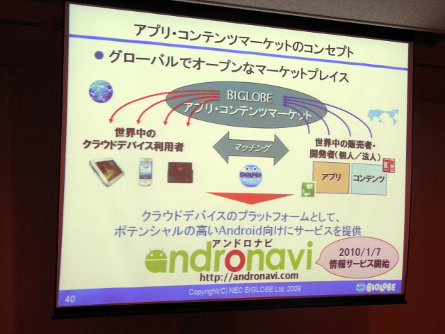 世界中のAndroidアプリや、コミックなどのコンテンツを簡単に検索、購入、デバイスに転送できる「アンドロナビ」