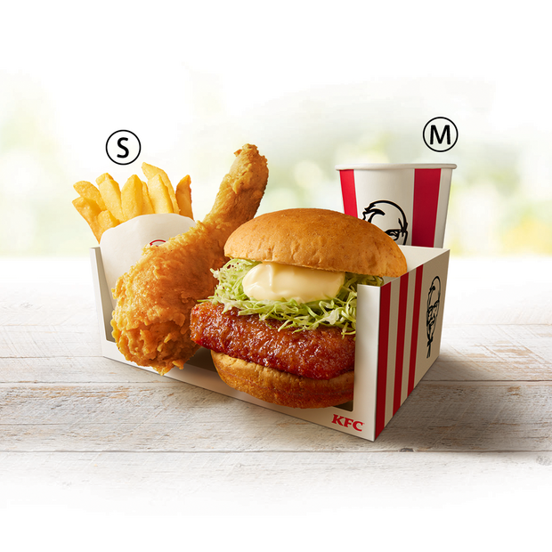 「和風チキンカツバーガーよくばりセット」…1,150 円