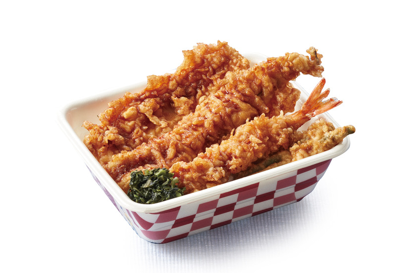たれづけ大江戸天丼弁当（お新香付）テイクアウト　1,050円
