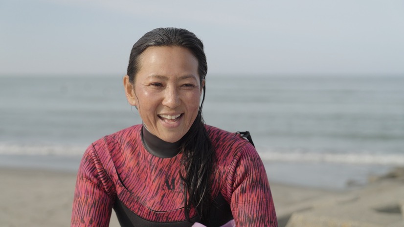 【第1回放送】ボディボーダー・堀由美恵さん　(C)フジテレビ