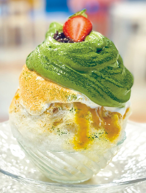 「抹茶ときなこ～柚子とみかんのシロップを添えて～」イートイン 1,870円(1杯)