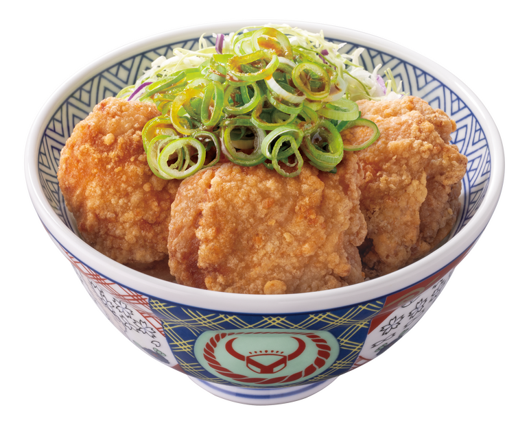 ピリ辛青ねぎから揚げ丼　629円