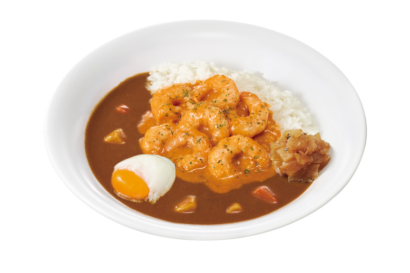 おんたまぷりぷりエビのビスクソースカレー（並盛） 960 円