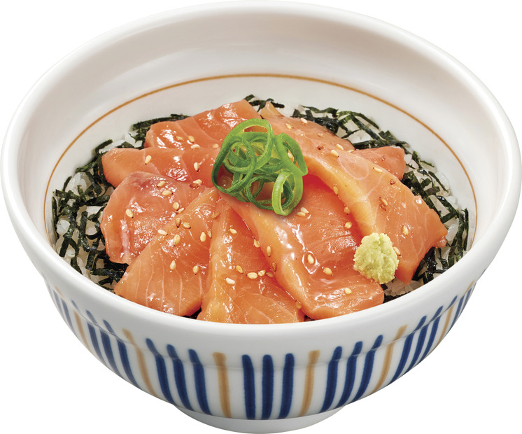 サーモン丼　並盛（890円）