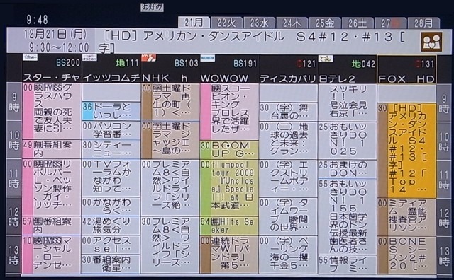 好みのチャンネルが放送波問わずにズラリ