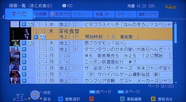 落ち着いて見たらちゃんと「まとめ」アイコンがある