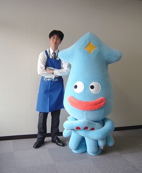 コミュファ社員さんと2ショット