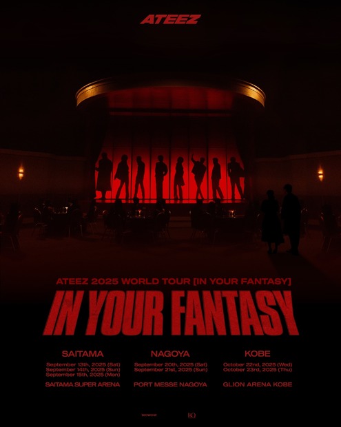 日本アリーナツアー「ATEEZ 2025 WORLD TOUR [IN YOUR FANTASY] IN JAPAN」　（C）KQ ENTERTAINMENT