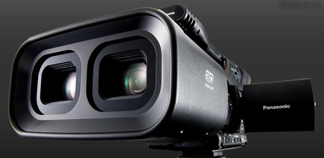 一体型二眼式3Dカメラレコーダー