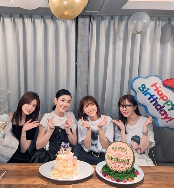 若槻千夏の誕生日会（写真はアンミカのブログより）