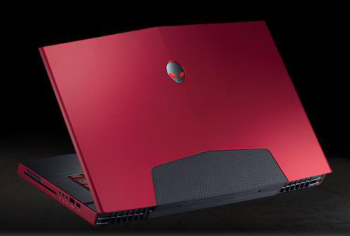 Alienware M15xのネブラ・レッド