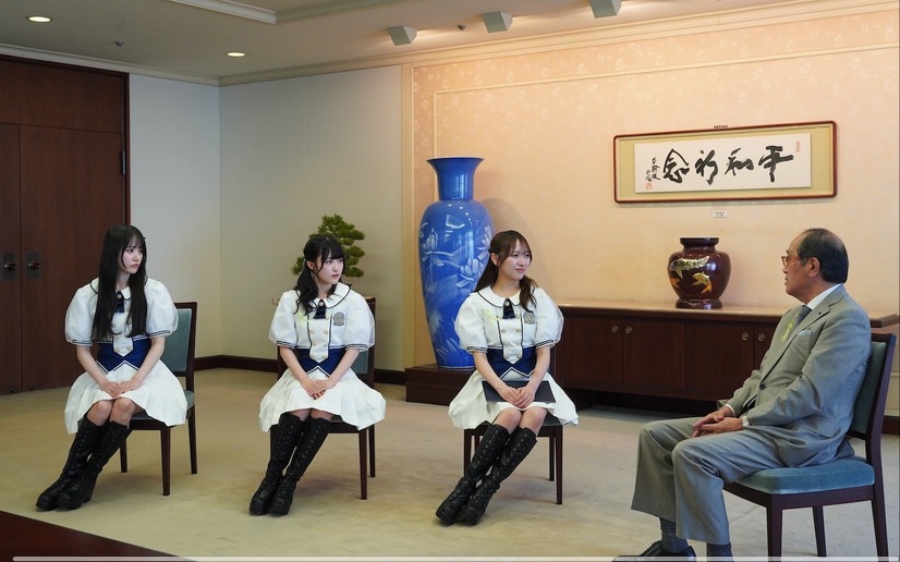 「平和文化アンバサダー委嘱式」©STU