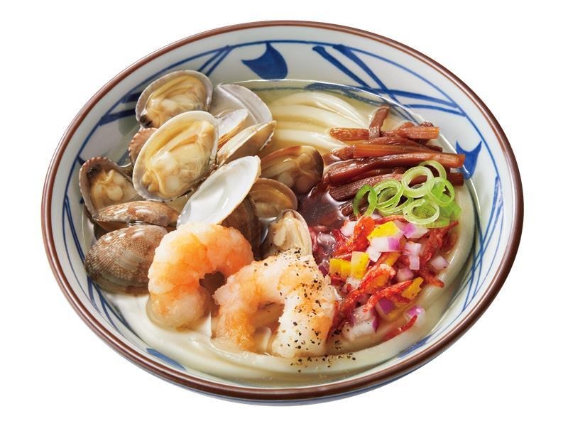 冷たーい海鮮旨塩うどん　（並）920円
