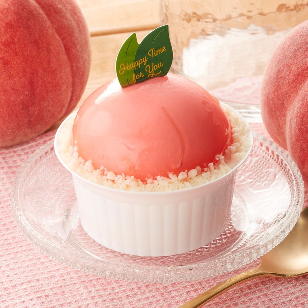 まんまる白桃ケーキ（税込432円）