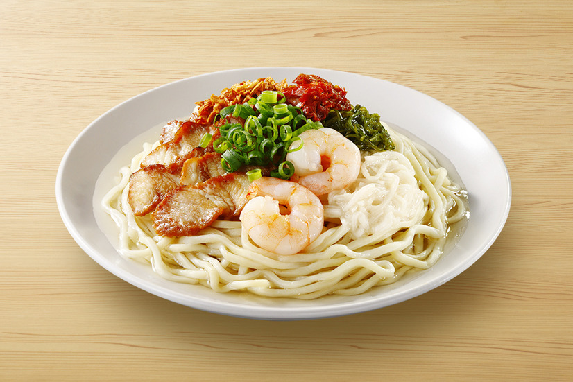 えびそば緋彩監修　ニボコン 煮干しと昆布の冷しラーメン（汐）697円（税込）