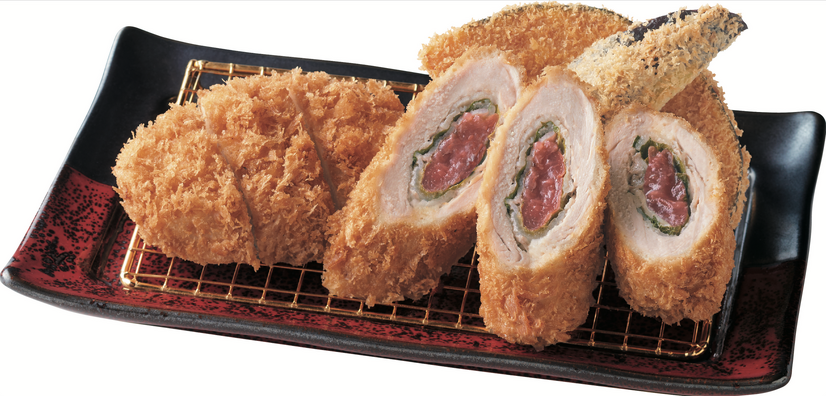 梅しそ巻とチキンランチ