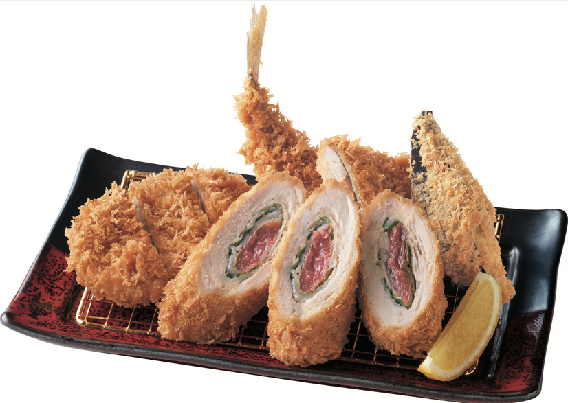梅しそ巻とヒレ御膳