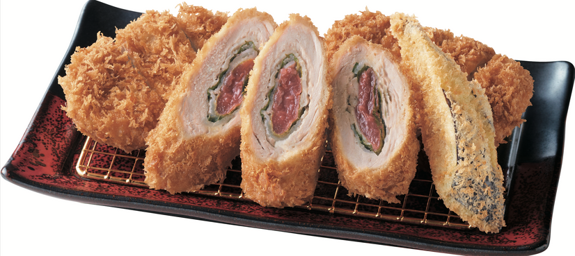 梅しそ巻と盛り合わせ御膳