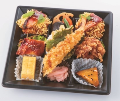 うなぎまぶしご飯と海老天丼食べ比べ弁当　（税込 862 円）