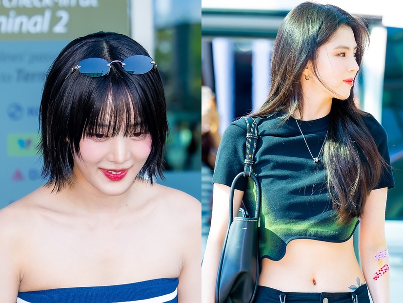 暑さで“肌見せ”増加？ハン・ソヒはタトゥー×ミニスカ、ミンニはバカンス風“涼感ルック”披露