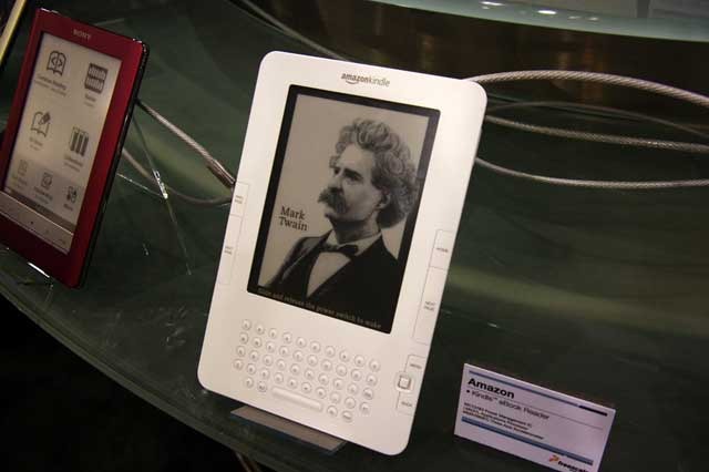 Freescaleブースに展示されたアマゾンの「Kindle」