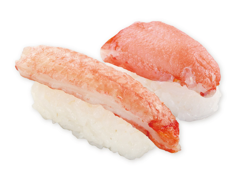 丸ズワイガニ二種盛り 350円