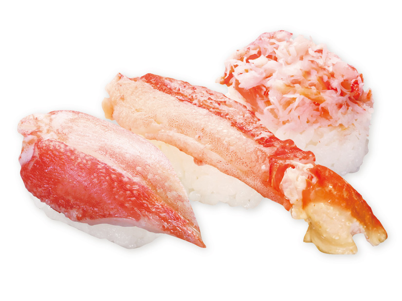 本ズワイガニ三種盛り 390円