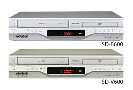 東芝は、VHS一体型DVDプレーヤー2機種を10月上旬に発売する。ラインアップは、BSアナログチューナー内蔵の「SD-B600」と、BSアナログチューナーなしの「SD-V600」。