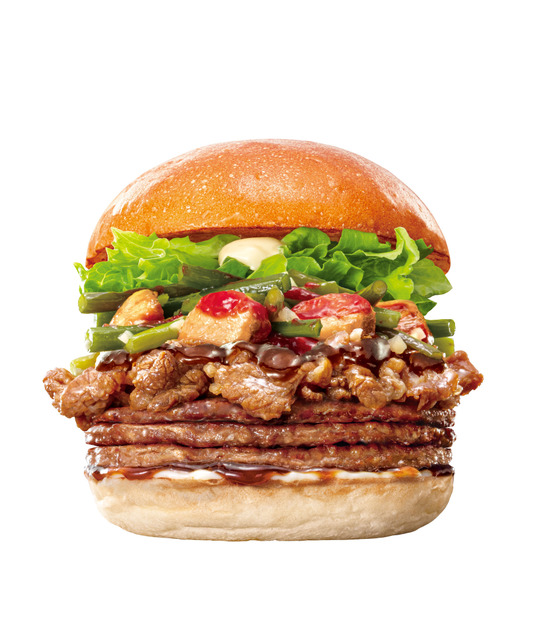 キング にんにく牛カルビバーガー　1,190円