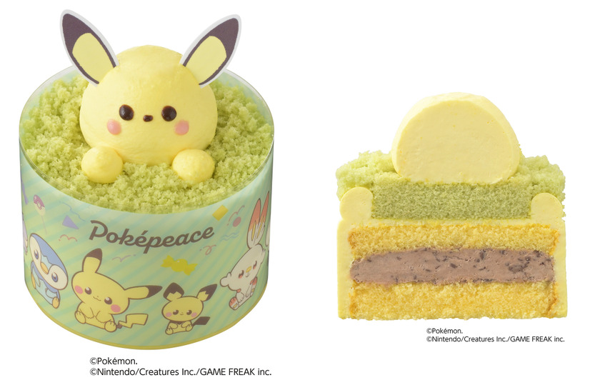 ＜ポケピース＞ピカチュウのチョコバナナケーキ（税込777円）
