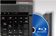 光学ドライブにはBlu-rayディスクドライブを採用