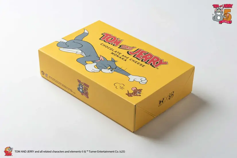 HKDSTOY「トムとジェリー モナカ チョコレート＆チーズ味」4個入（ひつじや謹製）2,160円　TOM AND JERRY and all related characters and elements © & ™ Turner Entertainment Co. (s25)