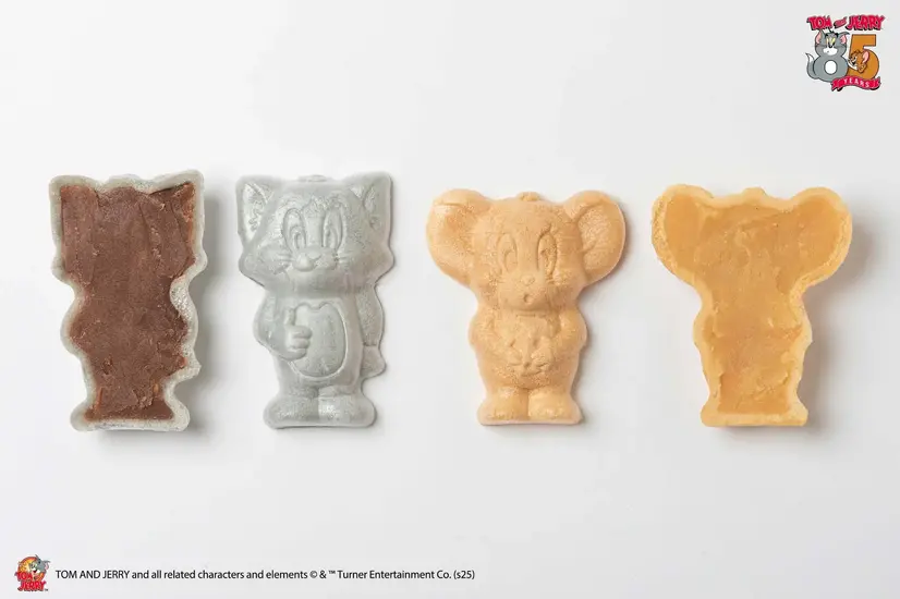 HKDSTOY「トムとジェリー モナカ チョコレート＆チーズ味」4個入（ひつじや謹製）2,160円　TOM AND JERRY and all related characters and elements © & ™ Turner Entertainment Co. (s25)