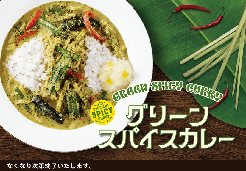 グリーンスパイスカレー　店内飲食　1,110円／テイクアウト　1,164円