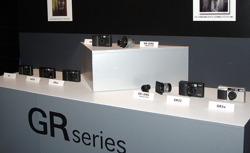 GRシリーズのラインアップも展示