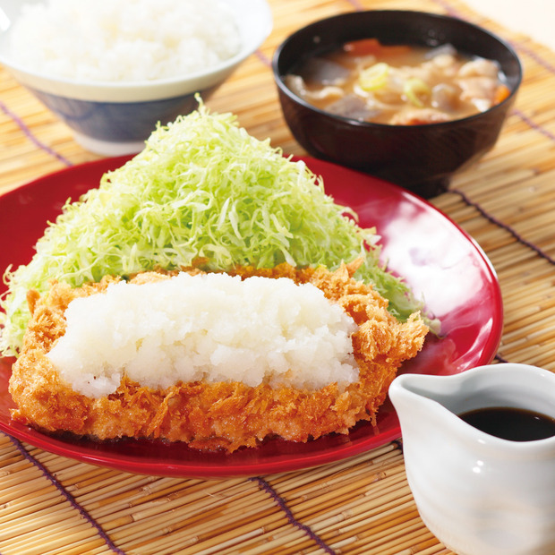 おろしカツ定食 120gロース/ご飯/とん汁(小)　通常価格930円(税込1,023円)⇒感謝祭価格780円(税込858円)