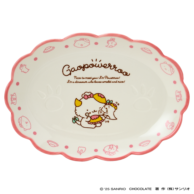 プレート 　2,970円©'25 SANRIO 　CHOCOLATE　著作（株）サンリオ