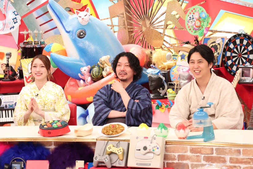 左から）後藤真希、ニューヨーク（屋敷裕政・嶋佐和也）(C)フジテレビ