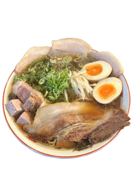 「三種のチャーシュー麺」1,650円(1杯)
