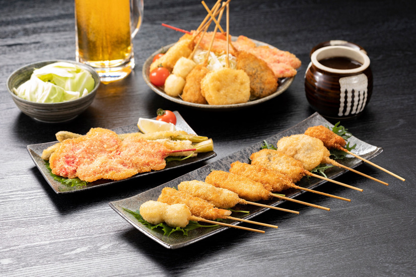「串揚げおまかせ10本セット」1,620円(10本入)