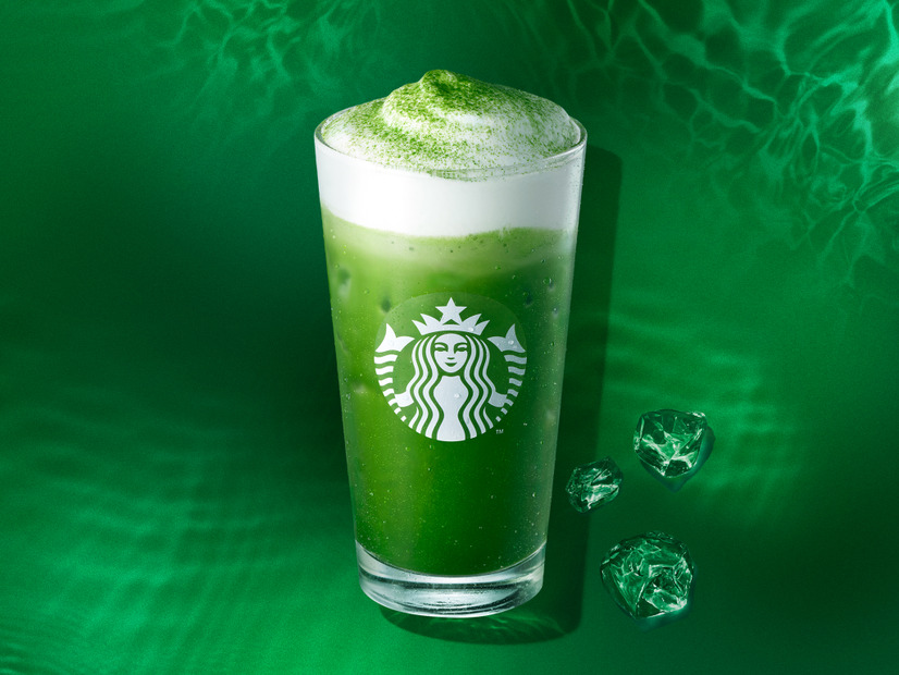 『涼み 抹茶 ムース ティー』（Iced）　TALLサイズのみ＜テイクアウト＞579円　＜店内＞590円