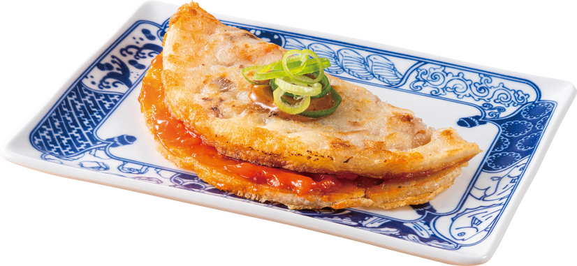 大阪名物！イカ焼き 杉玉特製ソース（税込319円）