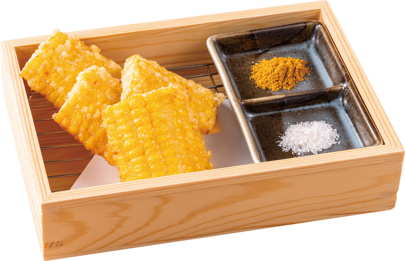 とうもろこしの天ぷら（税込495円）