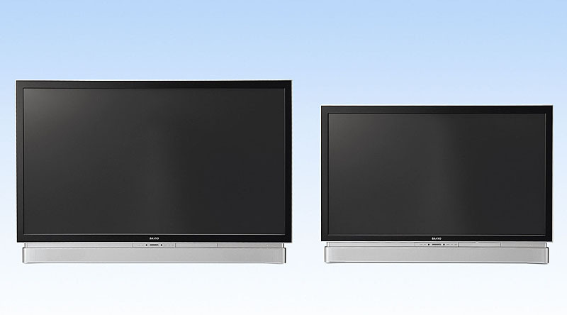 55V型モデル「PTV-55HD1」（左）、45V型モデル「PTV-45HD1」（右）