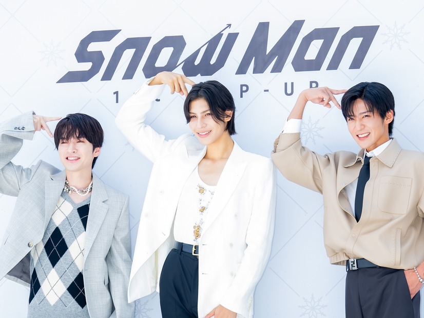 【独自写真】目黒蓮、ラウール、深澤辰哉がSnow Man韓国ポップアップストアに登場！前日には『カリスマックス』披露